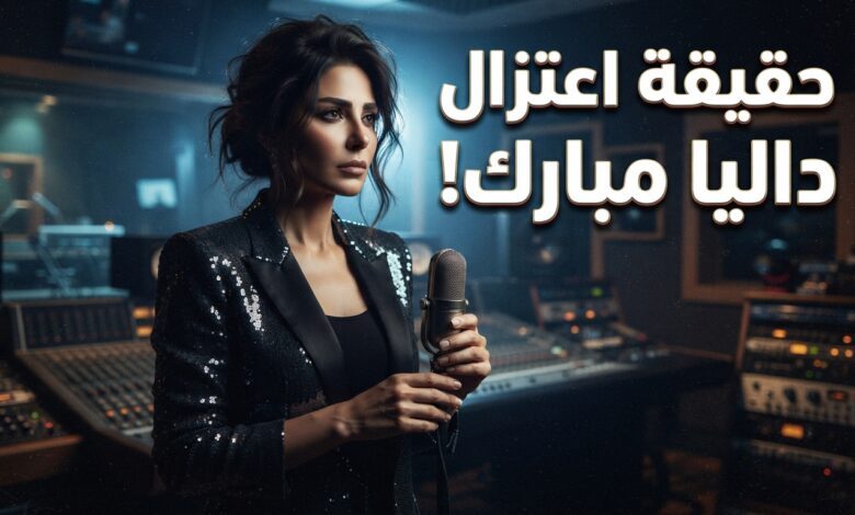 حقيقة اعتزال الفنانة داليا مبارك الفن بسبب خلاف مع شركة إنتاج