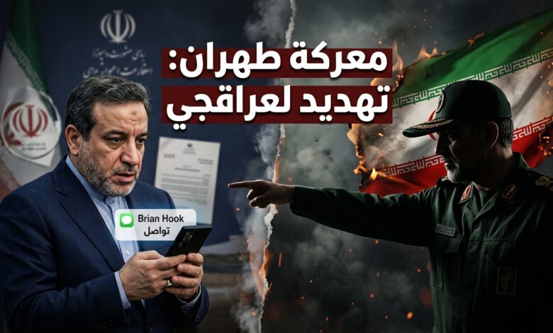 انتقاد إعلام الحرس الثوري لعراقجي بعد التواصل مع بريان هوك