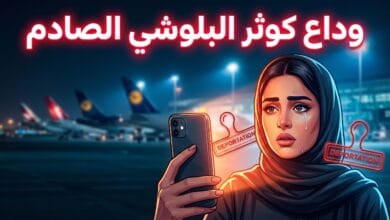 كوثر البلوشي تودع الكويت بدموعها في أول فيديو بعد الترحيل