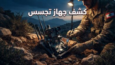 الجيش اللبناني يعلن العثور على جهاز تجسس إسرائيلي متطور