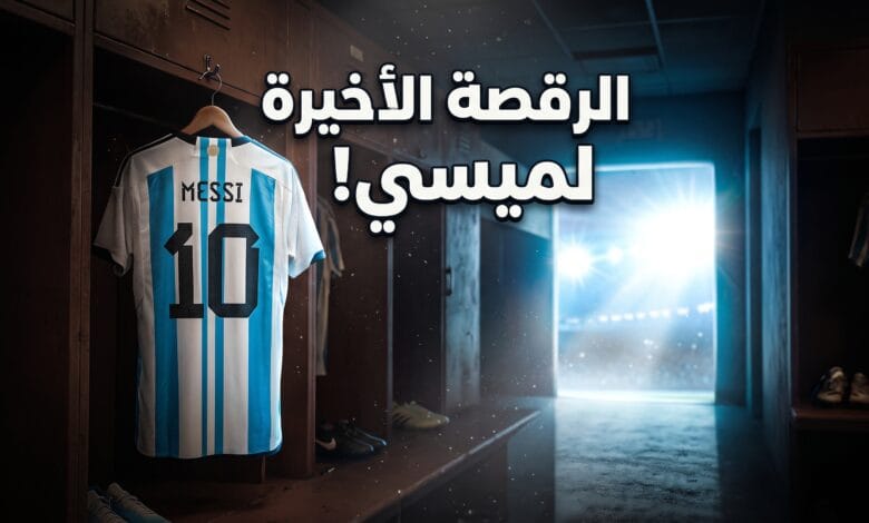 قميص ليونيل ميسي رقم 10 في غرفة ملابس منتخب الأرجنتين وسط تكهنات بمباراة وداعية