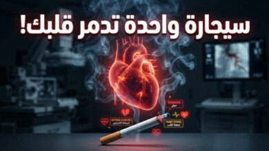 أضرار سيجارة واحدة يوميا على صحة القلب والأوعية الدموية