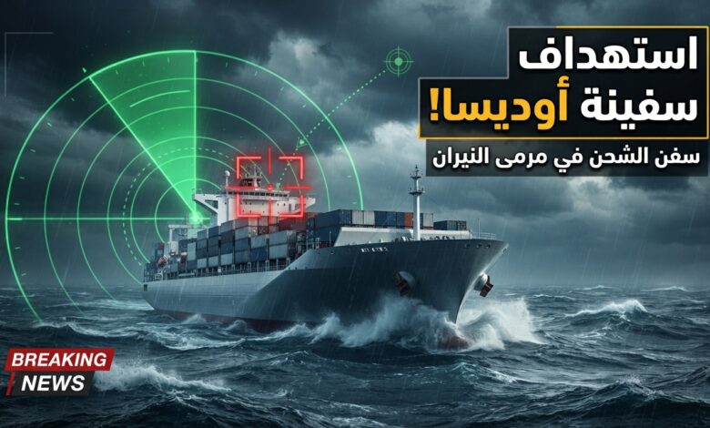 روسيا تستهدف سفينة تنقل شحنات إلى أوديسا لصالح الجيش الأوكراني