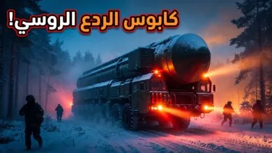 منظومة صواريخ يارس الروسية العابرة للقارات أثناء الانتشار