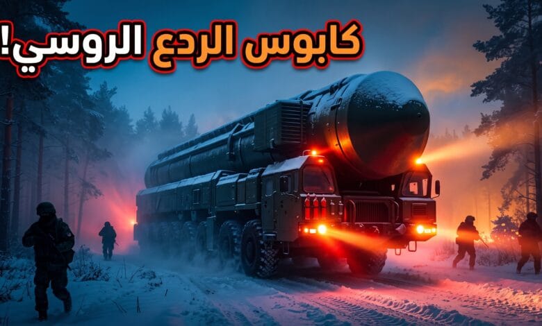 منظومة صواريخ يارس الروسية العابرة للقارات أثناء الانتشار