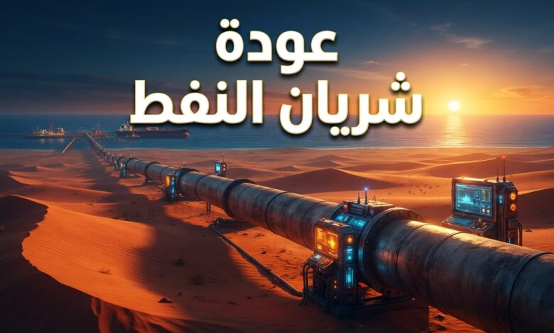 استئناف تصدير النفط السعودي عبر خط أنابيب شرق غرب وميناء ينبع