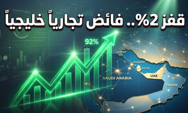 قفزة قياسية في فائض تجارة السعودية مع دول الخليج بنسبة 92% خلال شهر أغسطس