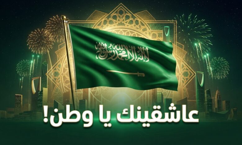 أجمل عبارات وكلمات التهنئة بمناسبة اليوم الوطني السعودي