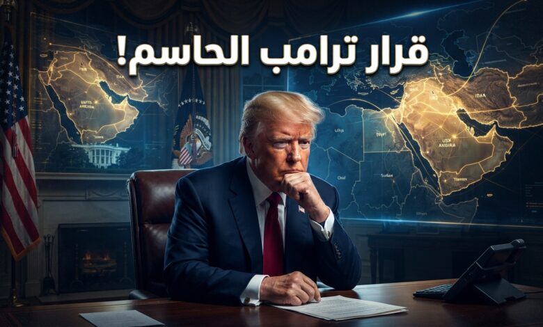ترامب أمام قرار حاسم بشأن إيران بين الحرب والحصار والدبلوماسية