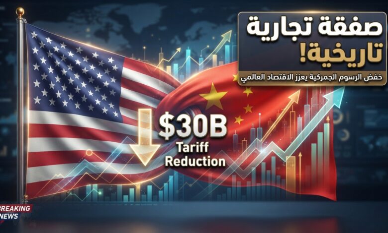 الصين وأمريكا تتفقان على خفض رسوم سلع بقيمة 30 مليار دولار