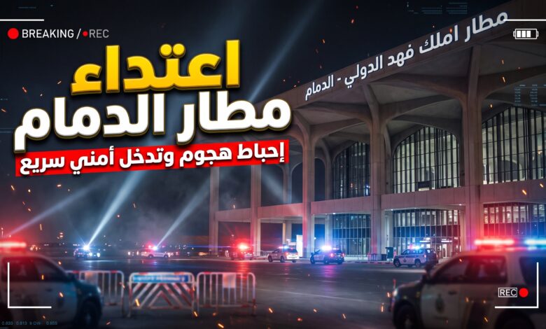 استنفار أمني إثر اعتداء على مطار الملك فهد الدولي في مدينة الدمام