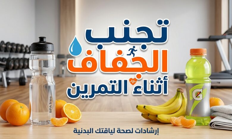 نصائح لتجنب الجفاف والحفاظ على ترطيب الجسم أثناء التمرين الرياضي