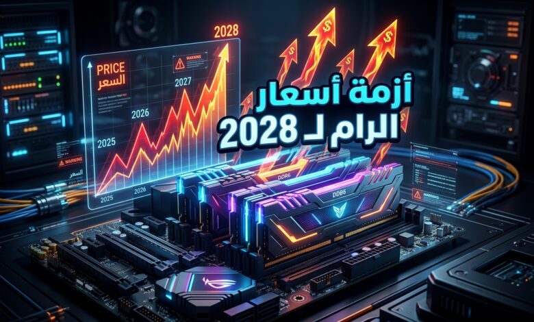 تحذيرات شركة ميكرون من استمرار أزمة أسعار الرام حتى عام 2028