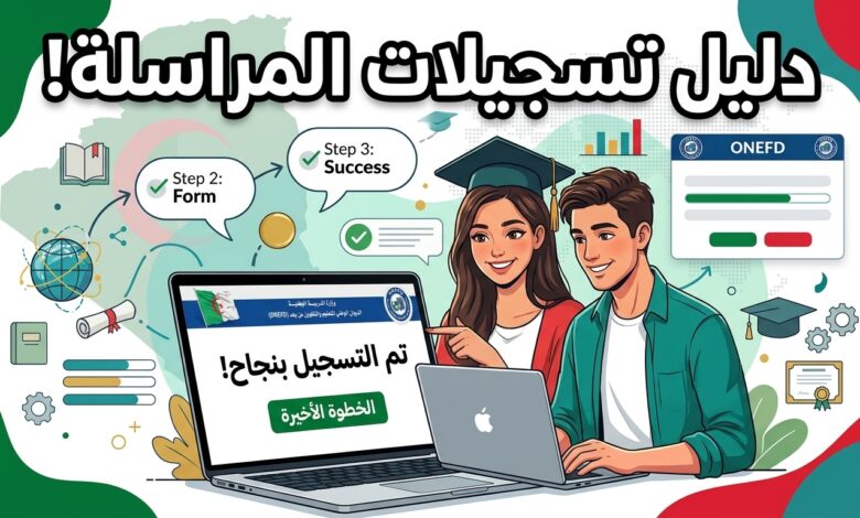 رابط وخطوات تسجيلات المراسلة 2026-2027 عبر موقع ONEFD