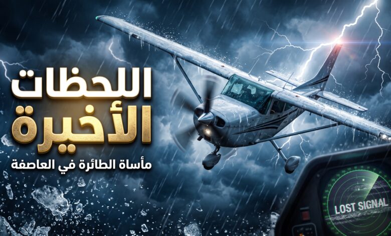 اللحظات الأخيرة قبل تحطم طائرة أميركية في ولاية ويسكونسن بسبب تراكم الجليد