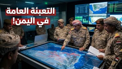 إعلان التعبئة العامة والنفير العسكري في اليمن لمواجهة الحوثيين
